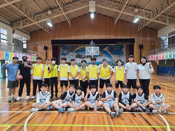 우리학교 글로벌 농구동아리, 동광초 농구부와 친선경기